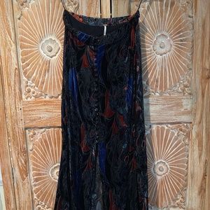 Free People Velvet Skirt